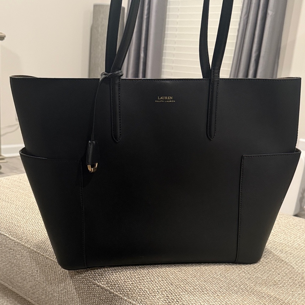 Ralph Lauren Elegant Black Tote